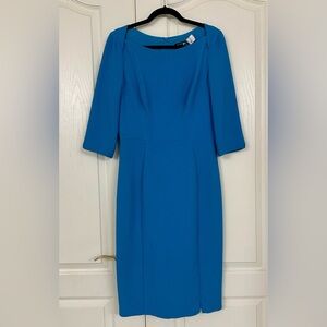 Black Halo Marissa Women’s 3/4 Sleeve Sheath Dress Color Sea Size 8